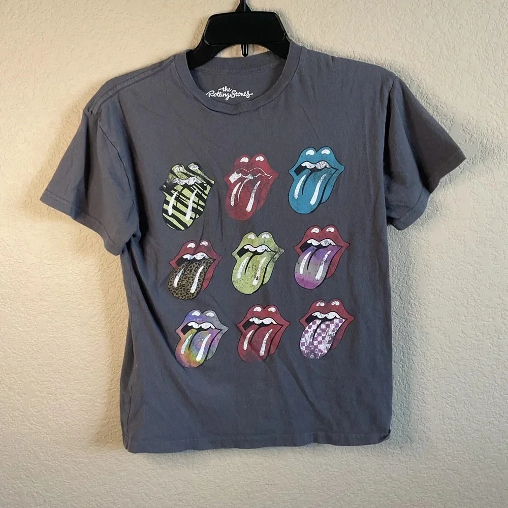 Rolling Stones Womens‎ Short Sleeve Boyfriend Graphic T-Shirt Size Small